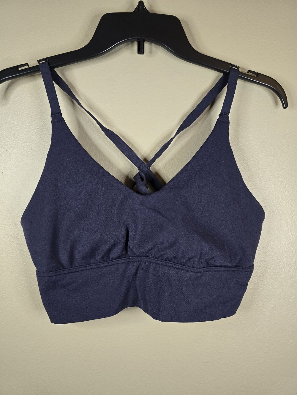 OFFLINE By Aerie Real Me Strappy Back Sports Bra Steel Blue Size Large